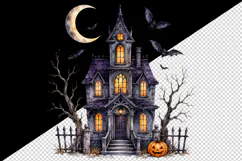 Halloween tumbler, mug wrap, clipart sublimation design Product Image 2