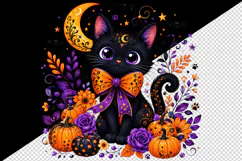 Halloween tumbler, mug wrap, clipart sublimation design Product Image 2
