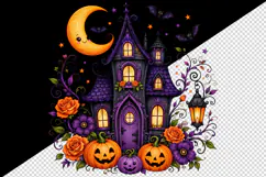 Halloween tumbler, mug wrap, clipart sublimation design Product Image 2