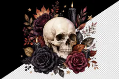 Halloween tumbler, mug wrap, clipart sublimation design Product Image 2