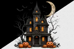 Halloween tumbler, mug wrap, clipart sublimation design Product Image 2