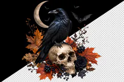 Halloween tumbler, mug wrap, clipart sublimation design Product Image 2