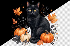 Halloween tumbler, mug wrap, clipart sublimation design Product Image 2