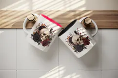 Halloween tumbler, mug wrap, clipart sublimation design Product Image 3