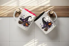 Halloween tumbler, mug wrap, clipart sublimation design Product Image 3