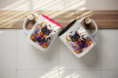 Halloween tumbler, mug wrap, clipart sublimation design Product Image 3