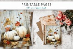 halloween junk journal, grunge digital scrapbook Product Image 3