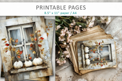 halloween junk journal, pumpkin printable Product Image 5