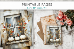 halloween junk journal, pumpkin printable Product Image 7