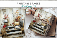halloween junk journal, vintage illustrations Product Image 6