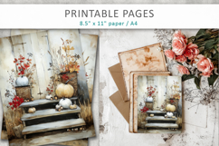 halloween junk journal, vintage illustrations Product Image 7