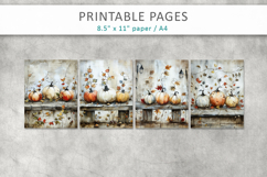 pumpkins vintage illustrations, halloween junk journal Product Image 2