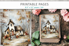 vintage illustrations, junk journal pages Product Image 3
