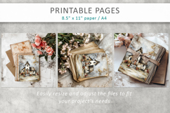 vintage illustrations, junk journal pages Product Image 8