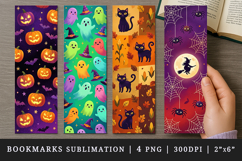 Halloween bookmarks printable sublimation bookmark design Product Image 1
