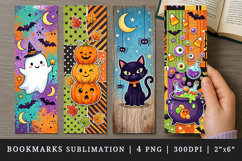 Halloween bookmarks printable sublimation bookmark design Product Image 1