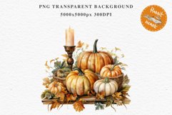 Halloween Pumpkin Basket Spooky Clipart PNG Scrapbooking Art Fairy Tale Image Watercolor Transparent Print illustration sublimation creepy printable digital