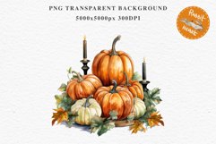 Halloween Pumpkin Basket Spooky Clipart PNG Scrapbooking Art Fairy Tale Image Watercolor Transparent Print illustration sublimation creepy printable digital