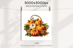 Halloween Pumpkin Basket Spooky Clipart PNG Scrapbooking Art Fairy Tale Image Watercolor Transparent Print illustration sublimation creepy printable digital