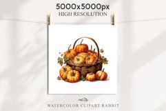 Halloween Pumpkin Basket Spooky Clipart PNG Scrapbooking Art Fairy Tale Image Watercolor Transparent Print illustration sublimation creepy printable digital