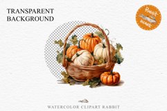 Halloween Pumpkin Basket Spooky Clipart PNG Scrapbooking Art Fairy Tale Image Watercolor Transparent Print illustration sublimation creepy printable digital