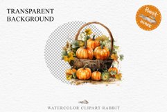 Halloween Pumpkin Basket Spooky Clipart PNG Scrapbooking Art Fairy Tale Image Watercolor Transparent Print illustration sublimation creepy printable digital