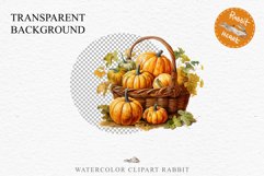 Halloween Pumpkin Basket Spooky Clipart PNG Scrapbooking Art Fairy Tale Image Watercolor Transparent Print illustration sublimation creepy printable digital