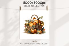 Halloween Pumpkin Basket Spooky Clipart PNG Scrapbooking Art Fairy Tale Image Watercolor Transparent Print illustration sublimation creepy printable digital