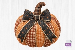 Halloween Pumpkin Bow PNG, Halloween Pumpkin PNG Product Image 1