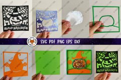 Halloween Card Confetti Shaker SVG | 3D Halloween Paper Cut Product Image 13