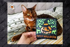 Halloween Card Confetti Shaker SVG | 3D Halloween Paper Cut Product Image 14