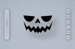Halloween Pumpkin Face SVG Product Image 3