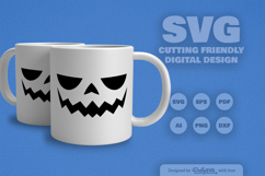 Halloween Pumpkin Face SVG Bundle of 10 Product Image 11