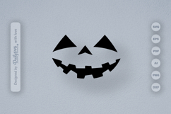 Halloween Pumpkin Face SVG Product Image 2