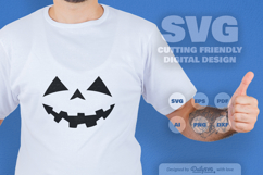 Halloween Pumpkin Face SVG Product Image 4