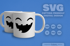 Halloween Pumpkin Face SVG Bundle of 10 Product Image 5