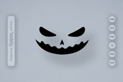 Halloween Pumpkin Face SVG Product Image 2