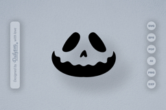 Halloween Pumpkin Face SVG Product Image 2