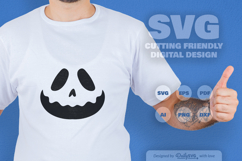 Halloween Pumpkin Face SVG Product Image 3