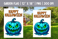 Halloween Garden Flag Sublimation Bundle | Spooky Pumpkin Product Image 3