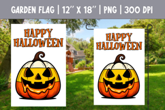 Halloween Garden Flag Sublimation Bundle | Spooky Pumpkin Product Image 7