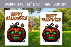 Halloween Garden Flag Sublimation Bundle | Spooky Pumpkin Product Image 8
