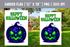 Halloween Garden Flag Sublimation Bundle | Spooky Pumpkin Product Image 10
