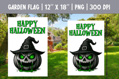 Halloween Garden Flag Sublimation Bundle | Spooky Pumpkin Product Image 17