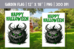 Halloween Garden Flag Sublimation Bundle | Spooky Pumpkin Product Image 18