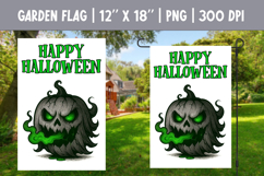 Halloween Garden Flag Sublimation Bundle | Spooky Pumpkin Product Image 19