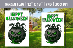 Halloween Garden Flag Sublimation Bundle | Spooky Pumpkin Product Image 23