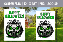 Halloween Garden Flag Sublimation Bundle | Spooky Pumpkin Product Image 21
