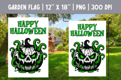 Halloween Garden Flag Sublimation Bundle | Spooky Pumpkin Product Image 20