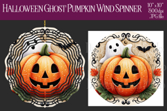 Halloween Wind Spinner, Jack o Lantern and Ghost Spinner, w4 Product Image 1